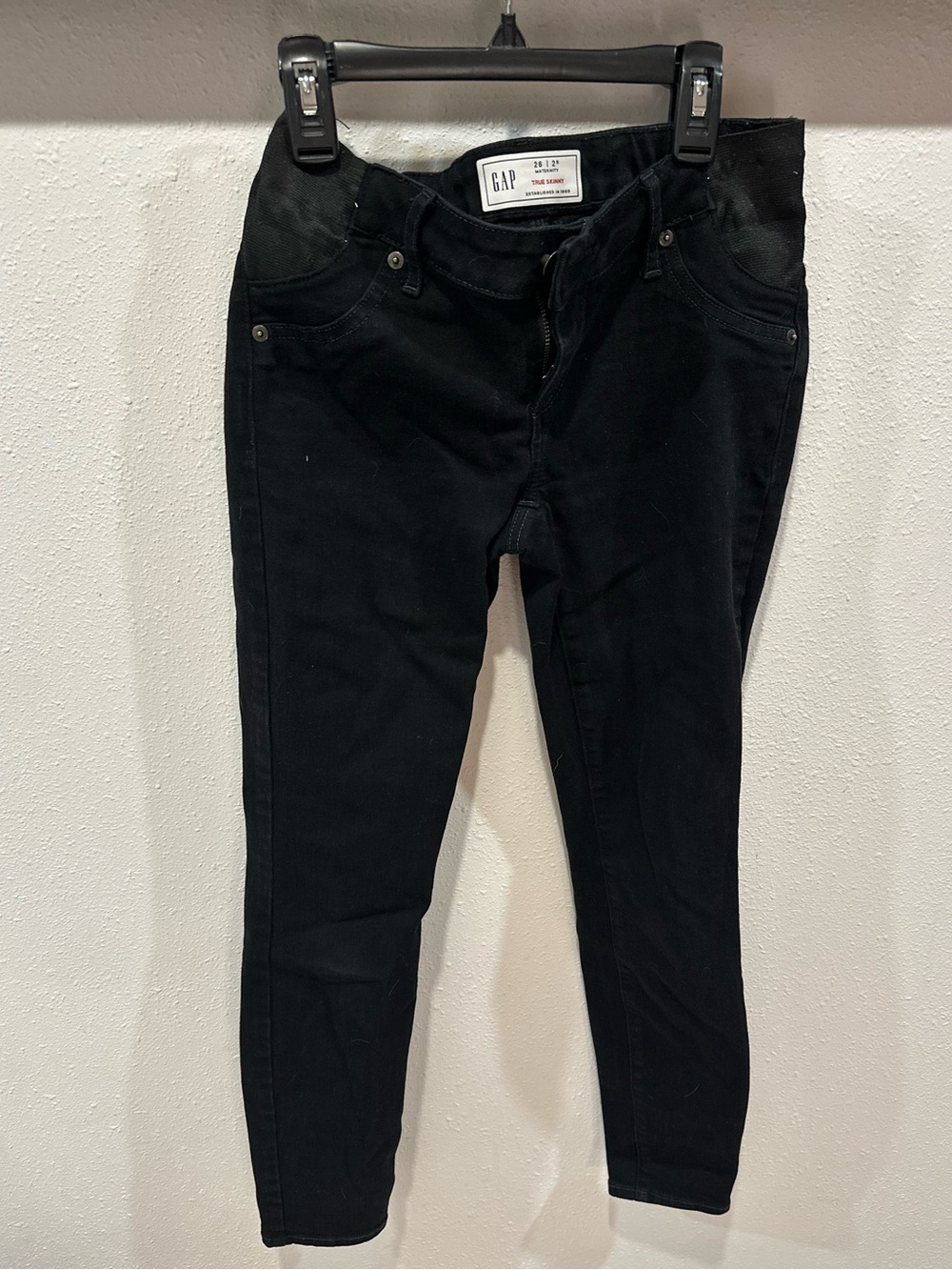 GAP Black Skinny Maternity Jeans